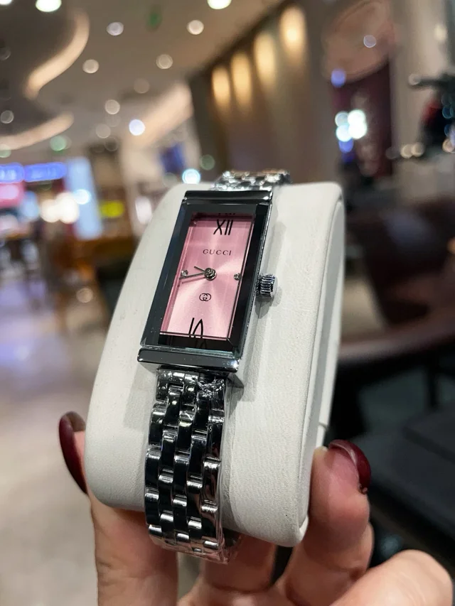 Gucci Watches G-Frame rectangular bracelet watch product detail image 46