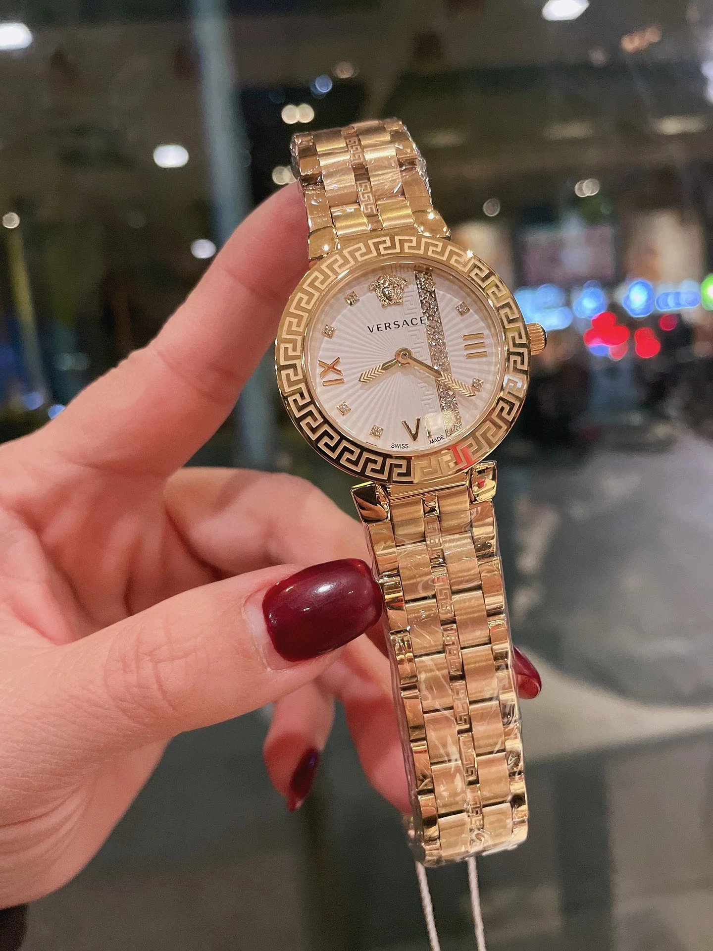 Versace Gold Watch W