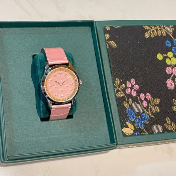 Gucci G-Timeless Pink Dial Stainless Steel Watch Watches - 20