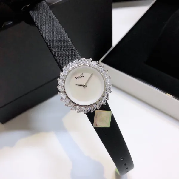 Design Piaget Limelight Gala Black Dial Diamond Bezel Watch Watches - 20