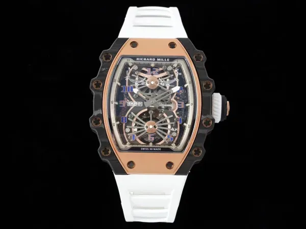 Richard Mille RM 21-01 Tourbillon Aerodyne Rose Gold Carbon Fiber Watch Watches - 14