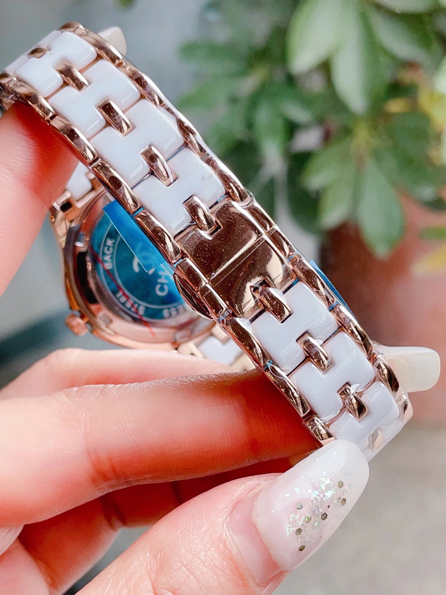 Chanel Mademoiselle Prive Cherry Blossom Ceramic Watch Rose Gold and Silver Watches - 9