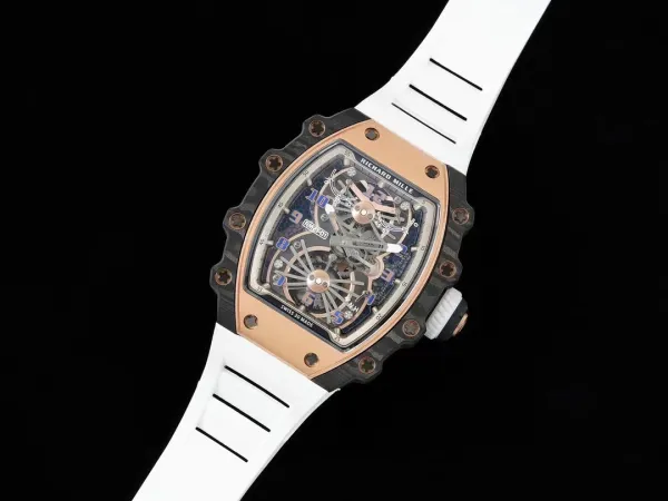 Richard Mille RM 21-01 Tourbillon Aerodyne Rose Gold Carbon Fiber Watch Watches - 16