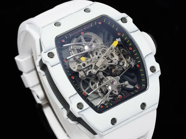 Richard Mille RM 27-02 Orange Strap Mechanical Watch Watches - 5