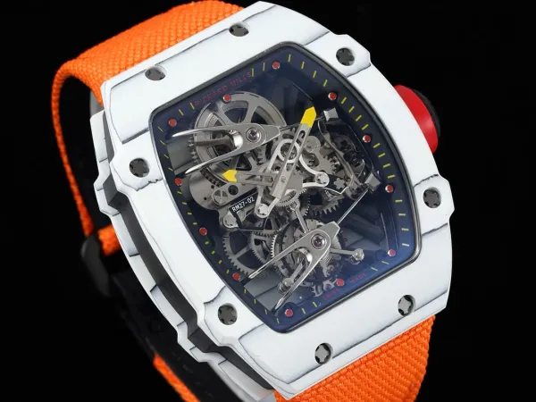 Richard Mille RM 27-02 Orange Strap Mechanical Watch Watches - 51