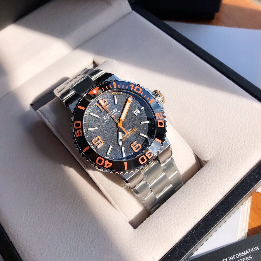 Design Epos Chrono Blue Automatic Diver Watch Watches - 22
