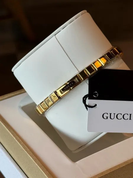 Gucci G-Timeless Mini Black Dial Gold-Tone Diamond-Set Watch Watches - 12
