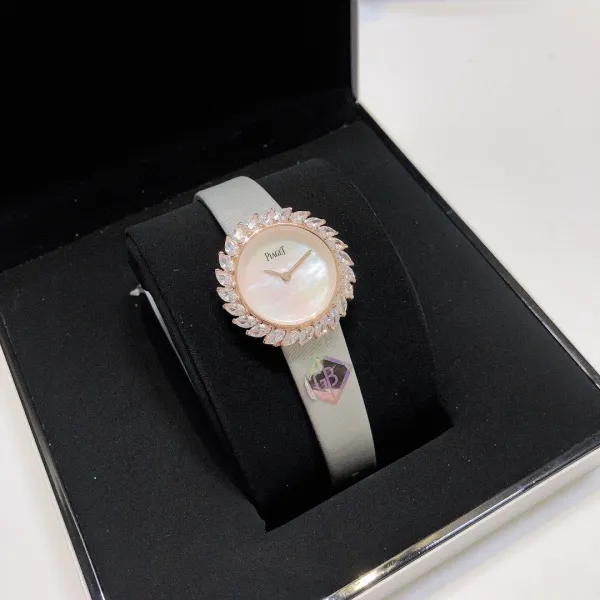 Design Piaget Limelight Gala Black Dial Diamond Bezel Watch Watches - 2