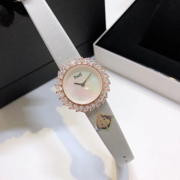 Design Piaget Limelight Gala Black Dial Diamond Bezel Watch Watches - 3