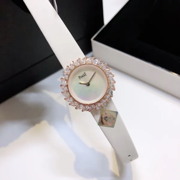 Design Piaget Limelight Gala Black Dial Diamond Bezel Watch Watches - 4