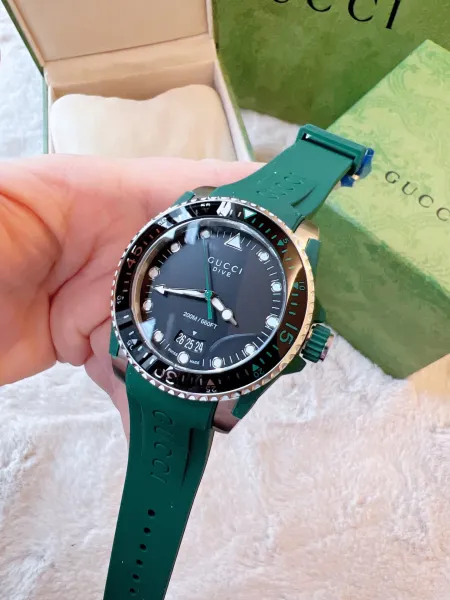 Gucci Dive Snake White Gold Watch Watches - 29