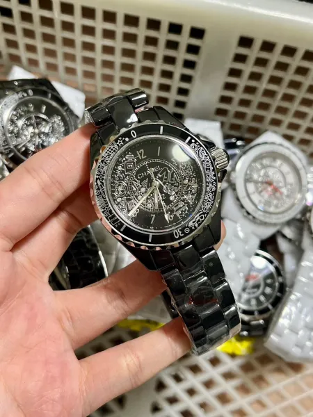 Chanel J12 White Ceramic Diamond Dial Watch Watches - 33