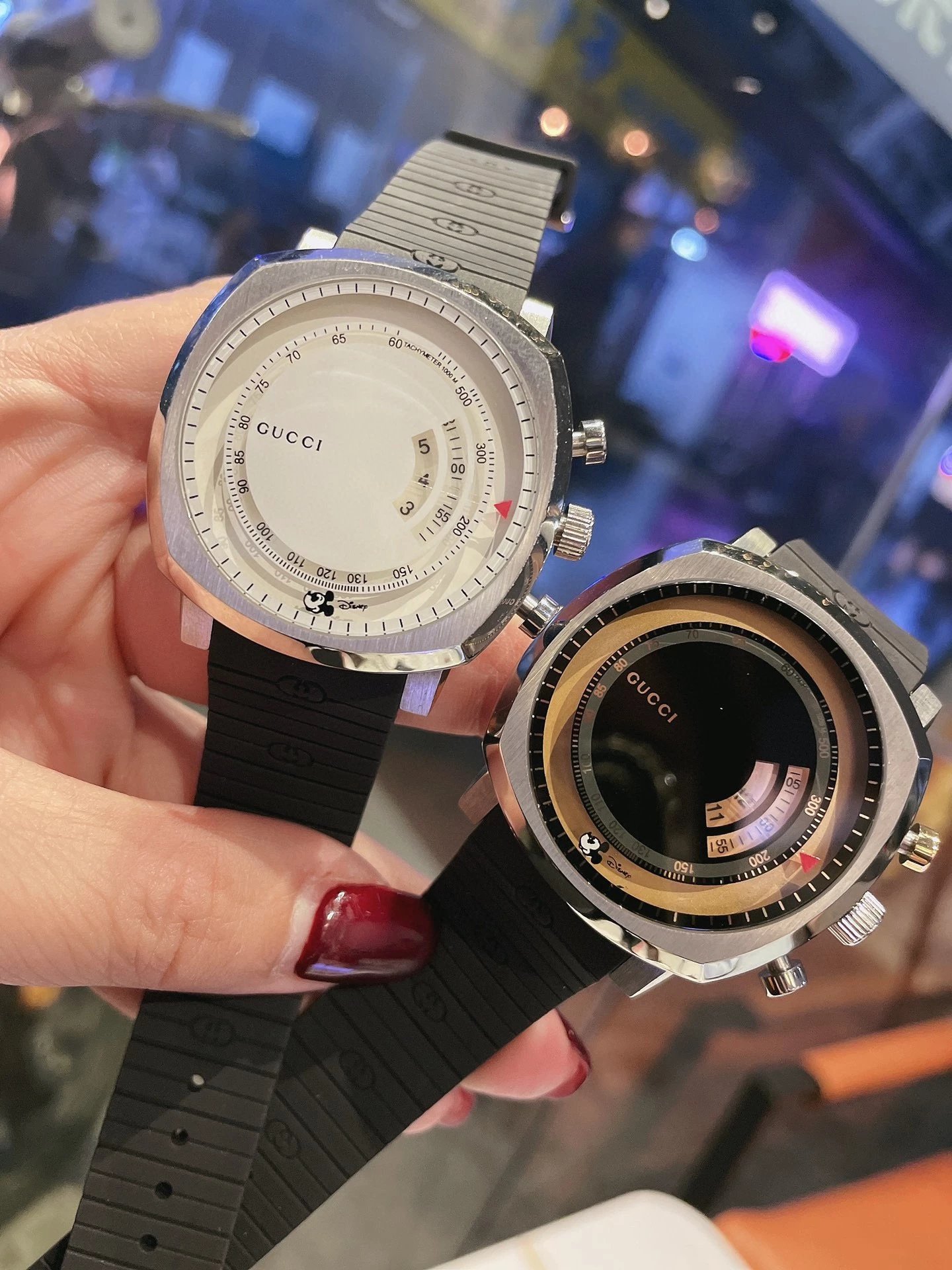 Gucci Watches Mickey Mouse Dial Watch with Date Display image 15