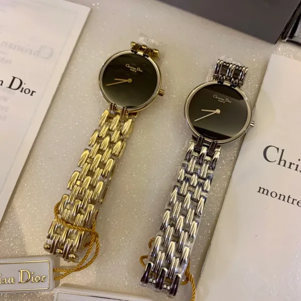 Dior La D de Dior Black Dial Silver-tone Steel Watch Watches - 16