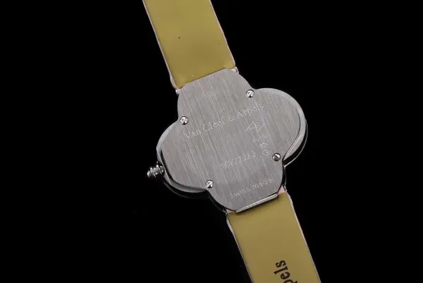 Cartier Panthère de Cartier Clover-Shaped Diamond Watch Blue Silk Strap Watches - 53