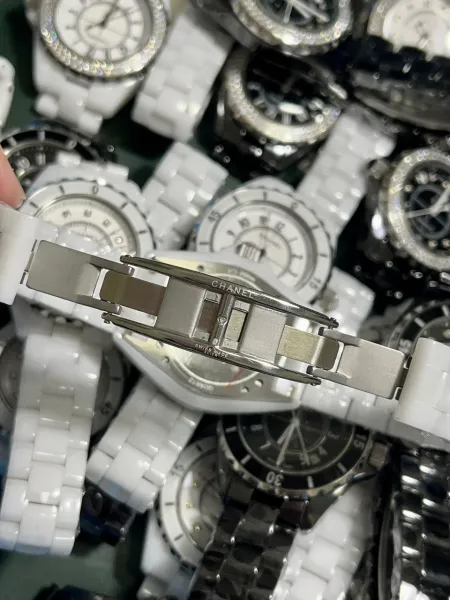 Chanel J12 White Ceramic Diamond Dial Watch Watches - 19