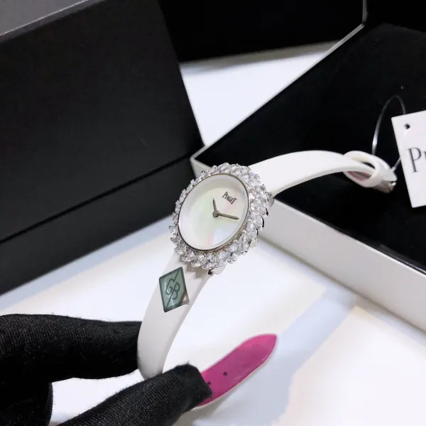 Design Piaget Limelight Gala Black Dial Diamond Bezel Watch Watches - 12