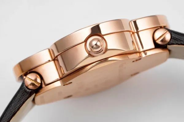 Van Cleef & Arpels Alhambra Black Dial Rose Gold Diamond Watch Watches - 58