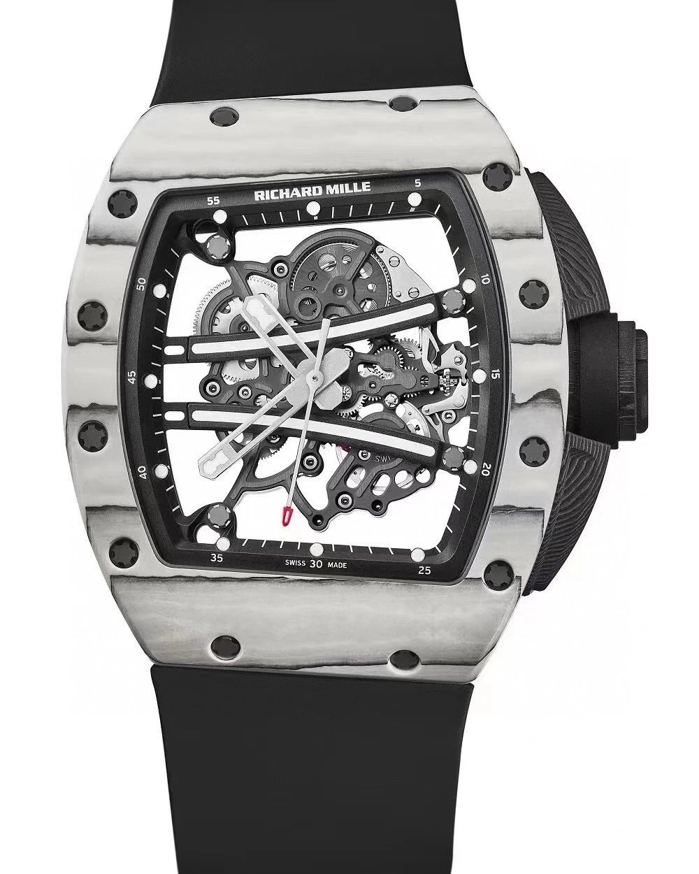 Richard Mille Skeleton Black Sport Watch