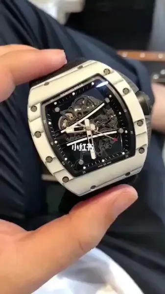 Richard Mille RM 011 Felipe Massa Green and Yellow Chronograph Mechanical Watch Watches - 9