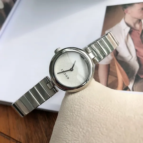 Gucci G-Timeless Mini Silver White Quartz Watch Watches - 16