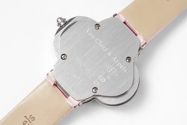 Van Cleef & Arpels Alhambra Black Dial Rose Gold Diamond Watch Watches - 24