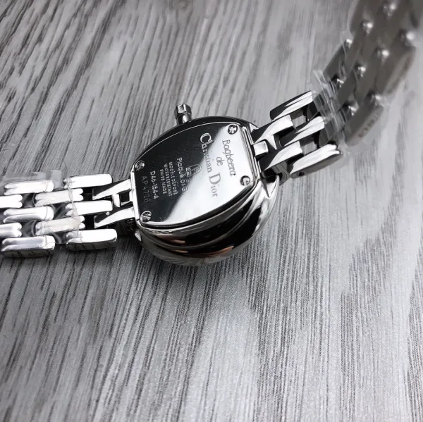 Dior La D de Dior Black Dial Silver-tone Steel Watch Watches - 8