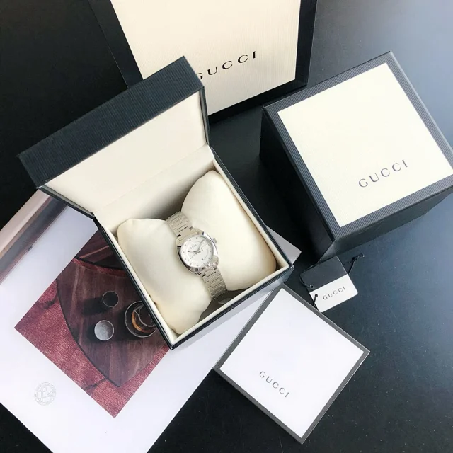 Gucci Watches G-logo dial stainless steel bracelet watch product detail image 25