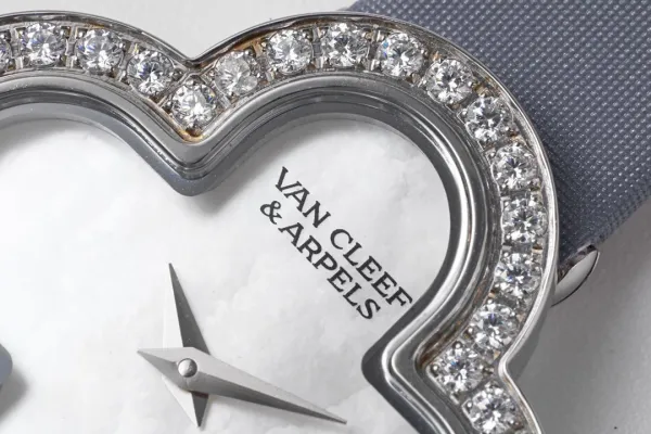 Van Cleef & Arpels Alhambra Black Dial Rose Gold Diamond Watch Watches - 65