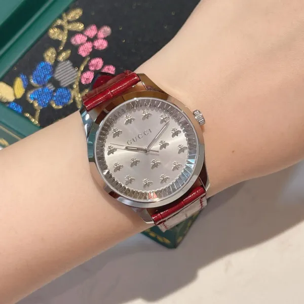 Gucci G-Timeless Pink Dial Stainless Steel Watch Watches - 29