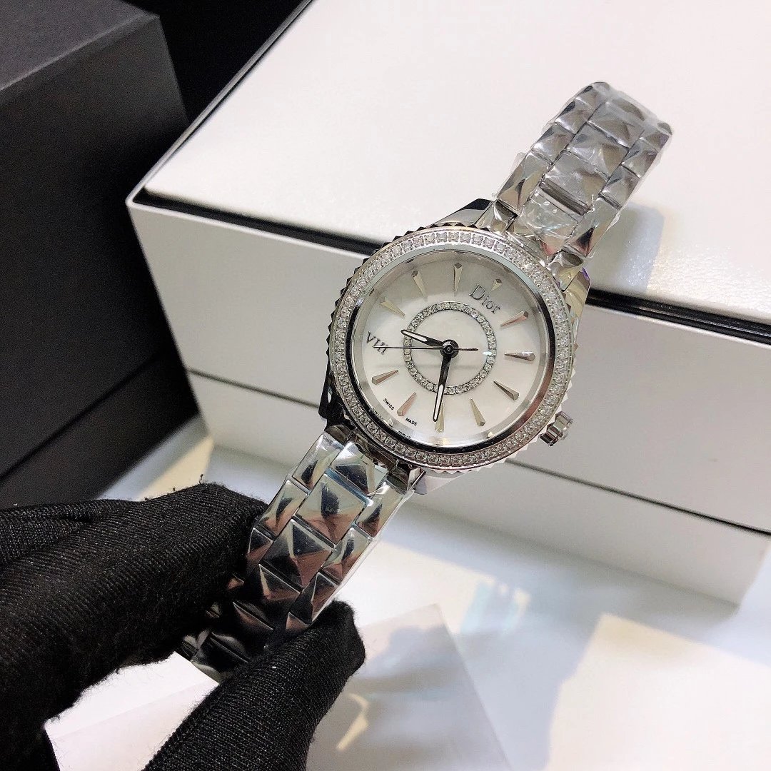 Dior VIII Rose Gold Diamond-Set Quartz Watch Watches - 2