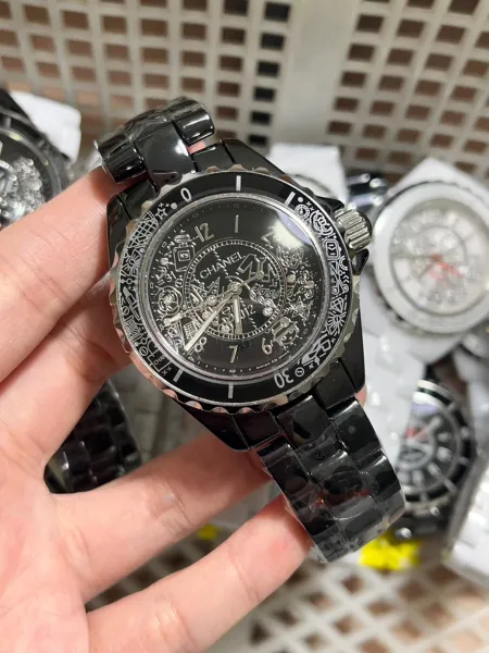 Chanel J12 White Ceramic Diamond Dial Watch Watches - 34