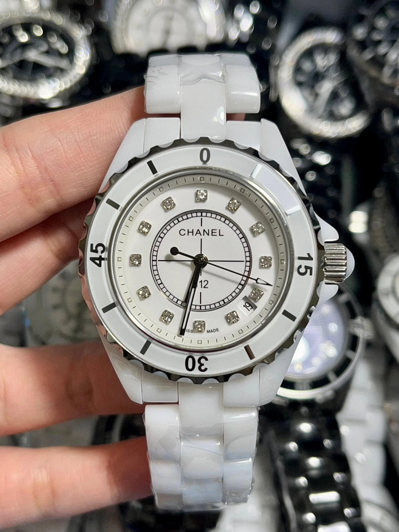 Chanel J12 White Ceramic Luxury Watch
