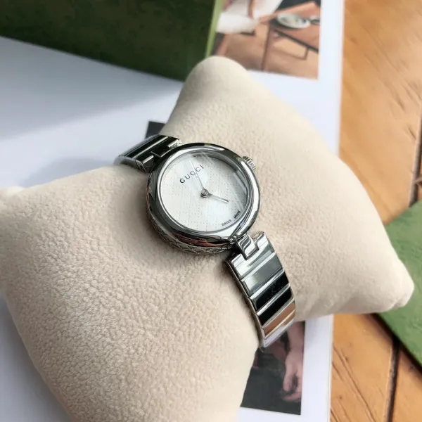 Gucci G-Timeless Mini Silver White Quartz Watch Watches - 15