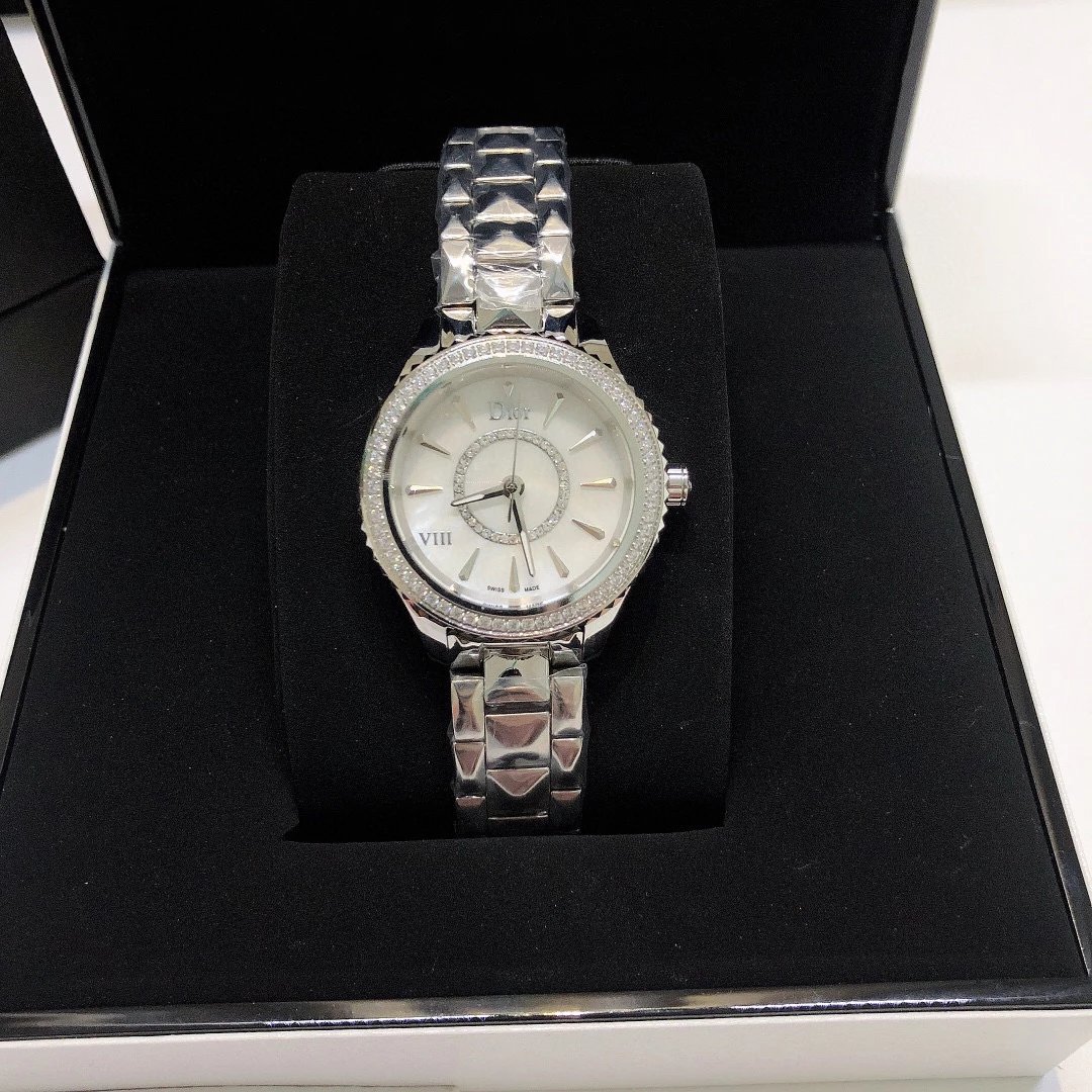Dior VIII Rose Gold Diamond-Set Quartz Watch Watches - 3