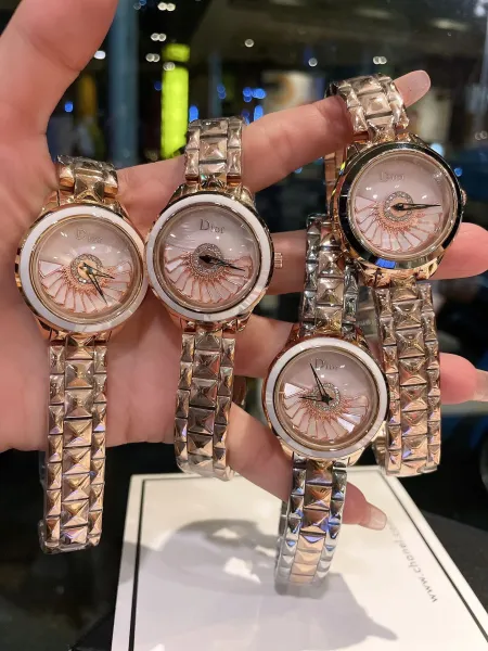 Dior La D de Dior Mother-of-Pearl Dial Silver Watch Watches - 2