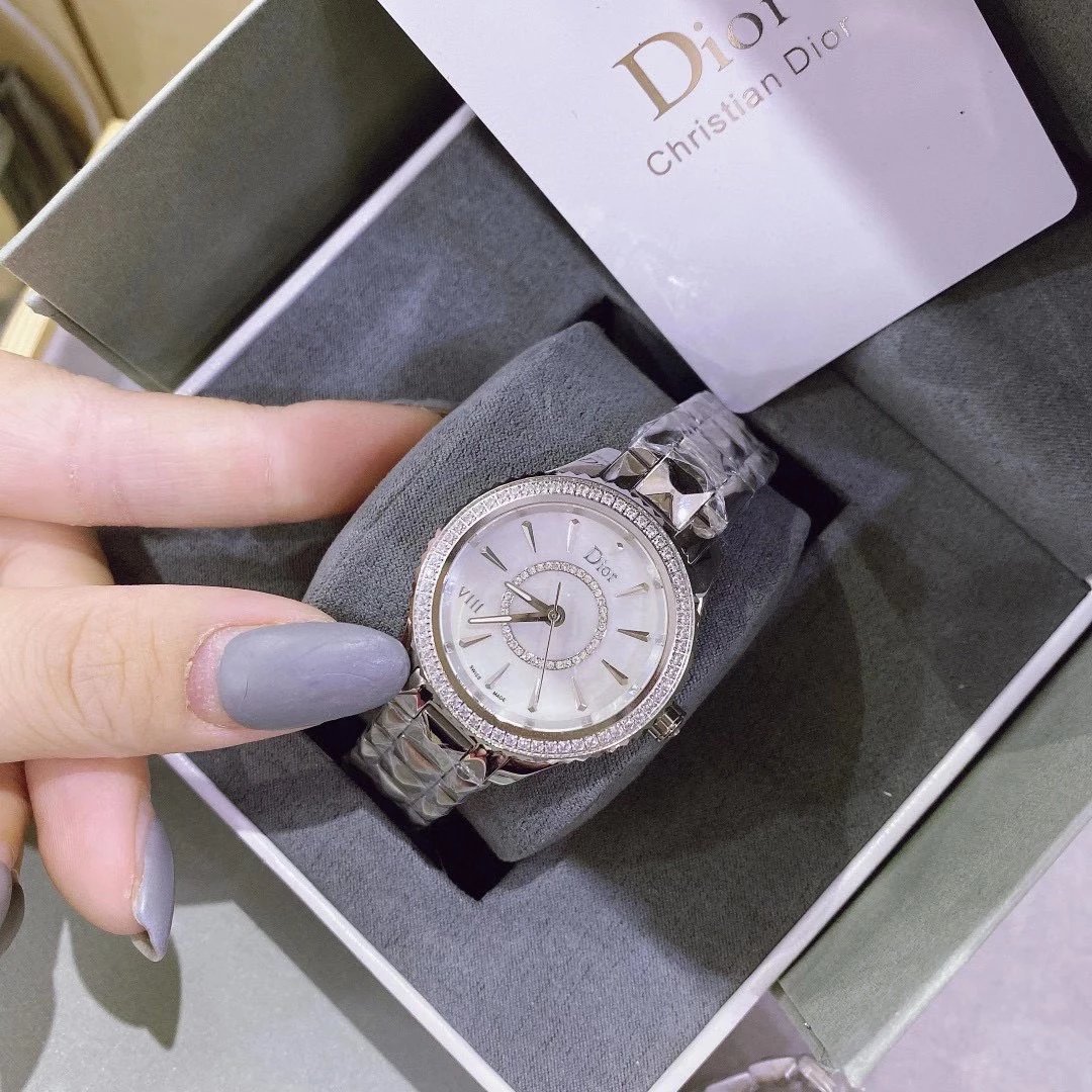 Dior VIII Rose Gold Diamond-Set Quartz Watch Watches - 7
