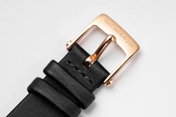 Van Cleef & Arpels Alhambra Black Dial Rose Gold Diamond Watch Watches - 61