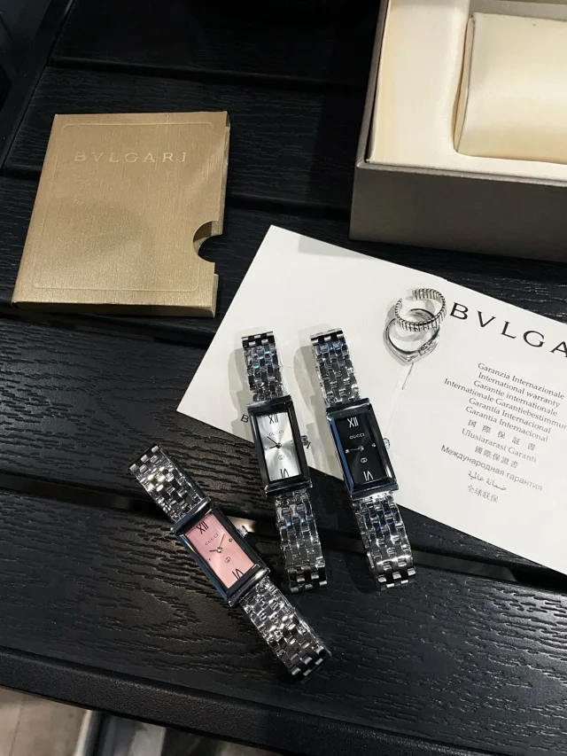 Gucci Watches G-Frame rectangular bracelet watch product detail image 34