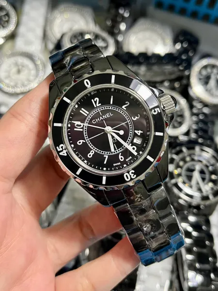 Chanel J12 White Ceramic Diamond Dial Watch Watches - 21