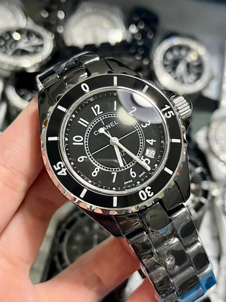 Chanel J12 White Ceramic Diamond Dial Watch Watches - 23