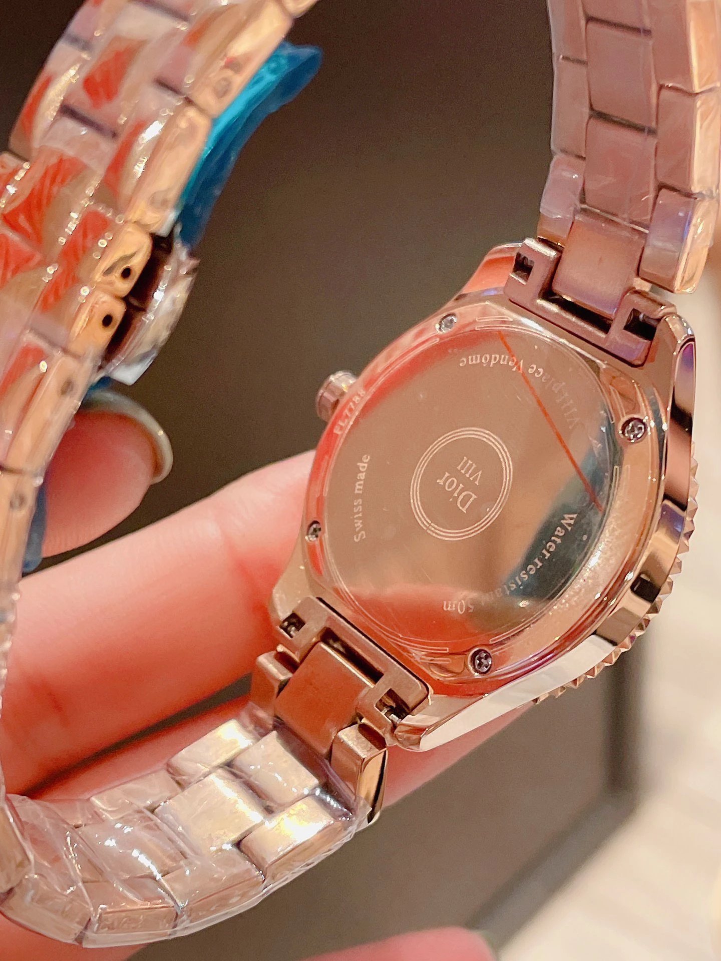 Dior VIII Rose Gold Diamond-Set Quartz Watch Watches - 60