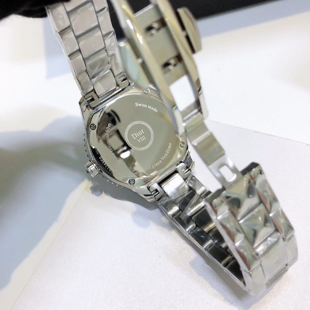 Dior VIII Rose Gold Diamond-Set Quartz Watch Watches - 10
