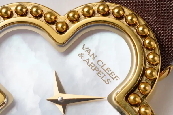 Van Cleef & Arpels Alhambra Black Dial Rose Gold Diamond Watch Watches - 11