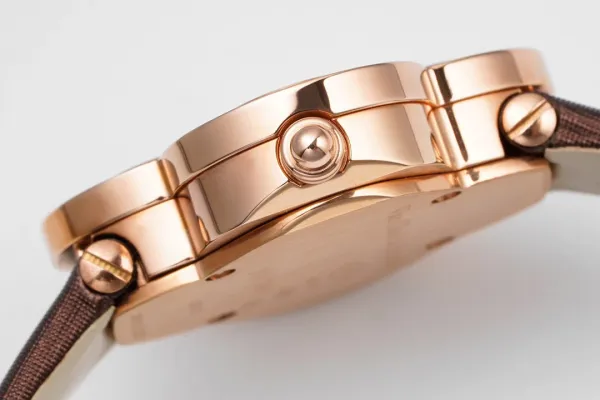 Van Cleef & Arpels Alhambra Black Dial Rose Gold Diamond Watch Watches - 76