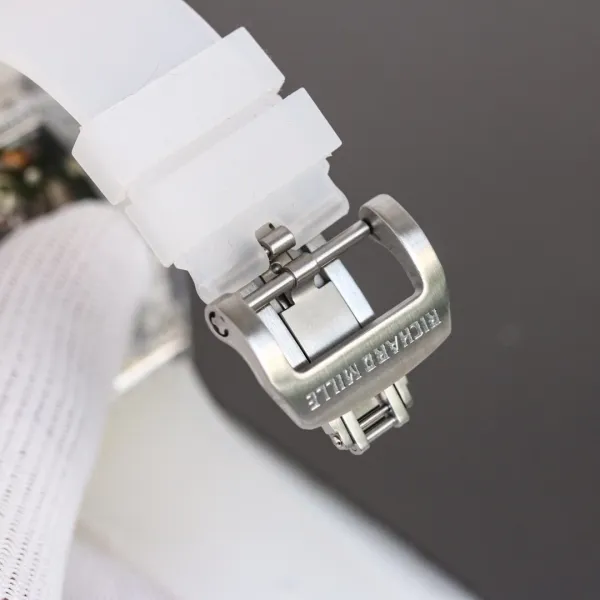 Richard Mille RM 057 Dragon Tourbillon White Sapphire Case Mechanical Watch Watches - 20