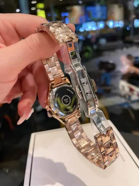 Dior La D de Dior Mother-of-Pearl Dial Silver Watch Watches - 10