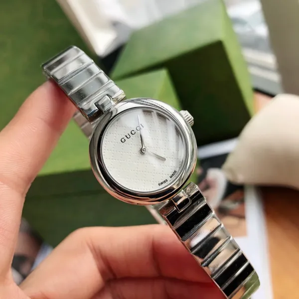 Gucci G-Timeless Mini Silver White Quartz Watch Watches - 13
