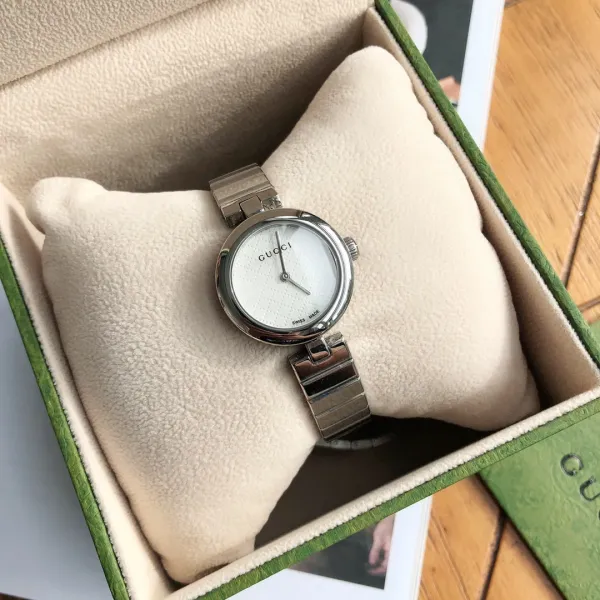 Gucci G-Timeless Mini Silver White Quartz Watch Watches - 12