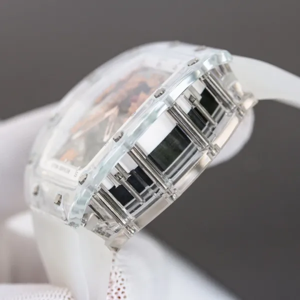 Richard Mille RM 057 Dragon Tourbillon White Sapphire Case Mechanical Watch Watches - 17